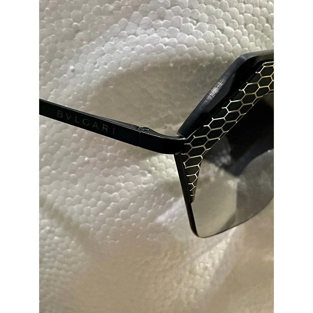 Bulgari Sunglasses Diamond shape lenses made in Italy Luxury‎ Sophisticated